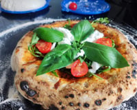 Pizza baguette à la mozzarella