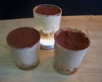 Tiramisu aux châtaignes corses et aux poires