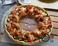 Tarte de légumes en couronne
