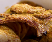 Carré d'agneau à l'oriental