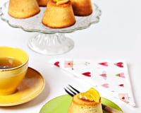 Gâteau de thé vanille citron sans beurre ni farine