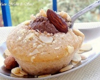 Délice automnal de marrons cœur Nutella-amande croquante