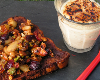 Au petit-déjeuner ou au goûter, une assiette aux saveurs d'automne et un retour en enfance