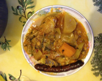 Couscous aux légumes et au poulet