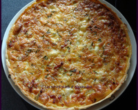 Quiche Lorraine mozzarella et ciboulette