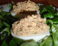 Œufs farcis aux sardines