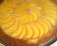 Tarte aux pèches à la crème d'amande