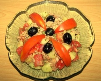 Une salade complète et bien garnie!