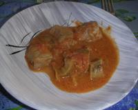 Un curry adouci par le lait de coco