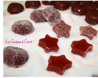 Pâte de coing parfumée à la fraise