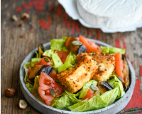 Chèvre boîte snacké en salade folle