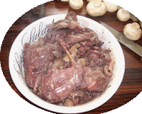 Lapin au vin rouge