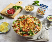 Salade façon couscous au Halloumi AOP grillé