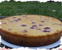 Gâteau aux framboises
