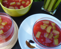 Compote rhubarbe cerise