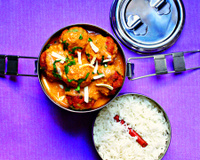 Malai kofta korma à boulettes de légumes et panneer, sauce crémeuse