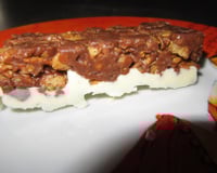 Barre de céréales aux deux choco