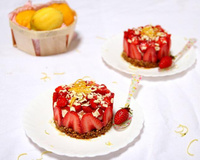 Petits fraisiers mousse au citron