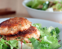 Croquettes de pommes de terre au saumon façon fish cake