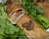 Crêpes aux fruits de mer