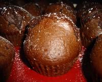 Muffins à la ganache au chocolat