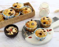 Des muffins au muesli faciles à préparer, légers et idéales pour le petit déjeuner ou pour un goûter.