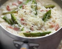 Risotto crémeux aux pointes d'asperges et parmesan Giovanni Ferrari