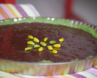 Tarte au chocolat & pistache