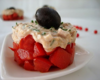 Tomates à la mousse de thon pour enfants