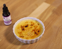 Crème brûlée à la lavande comme au restaurant