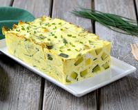 Flan de courgettes à la feta