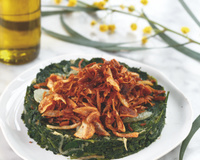 Hindbe (épinards, oseille et oignons à la libanaise)