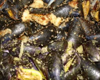 Moules farcies au pain