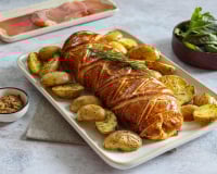 Le véritable filet mignon de porc en croûte