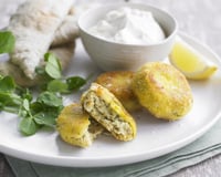 Falafels de pois chiches au chèvre frais à tartiner