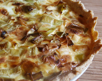 Tarte aux poireaux maison
