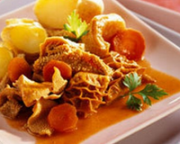 Tripes aux pommes de terre nouvelles