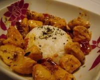 Émincé de poulet aux tomates séchées
