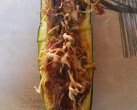 Courgettes farcies à la viande hachée