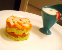 Millefeuille de surimi et sa sauce allégée