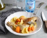 LE + VICHY Célestins :grâce aux bicarbonates naturellement présents dans l’eau minérale VICHY Célestins, la cuisson à l’eau…