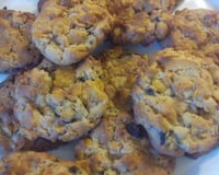 Cookies corn flakes et pépites de chocolat