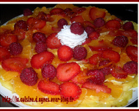 Carpaccio d'ananas à l'orange