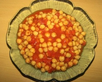 Mijoté de pois chiches aux tomates et cumin