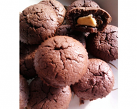 Muffin chocolat au cœur de choclat blanc