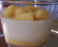 Verrine pommes - vanille, sauce caramel