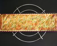 Tarte aux asperges sauvage