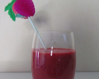 Smoothie framboises et citron vert