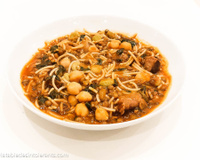 Hlalem aux merguez (soupe tunisienne) sans gluten