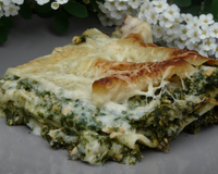 Lasagnes au saumon et aux épinards